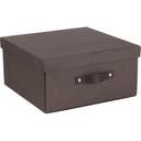 Förvaringsbox Bigso Levi canvas brun