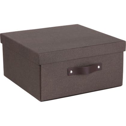 Förvaringsbox Bigso Levi canvas brun