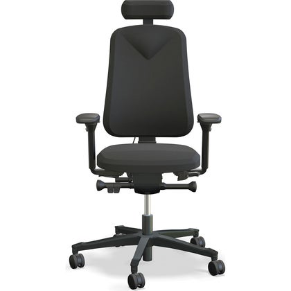 Kontorsstol Höganäs 380 komplett svart