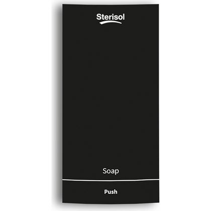 Dispenser Ecoline  Slim Svart Soap
