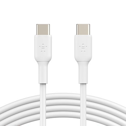 Laddkabel USB-C till USB-C Kabel 2 m vit