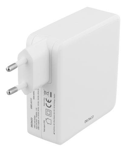 Nätadapter USB-C PD 87W vit