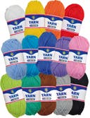 Akrylgarn 50 g x 14 färger