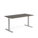 Skrivbord 1600 x 800 mm Mörk ask/Silver