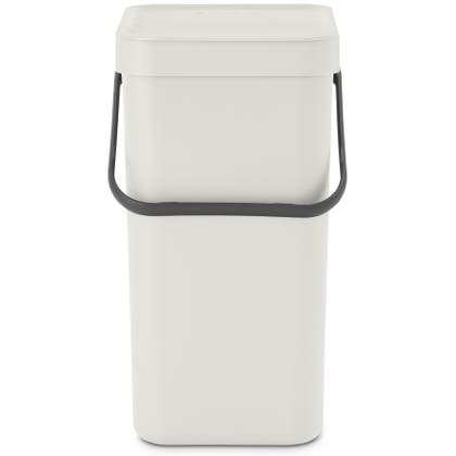 Avfallshink Sort&Go Ljusgrå 12 l