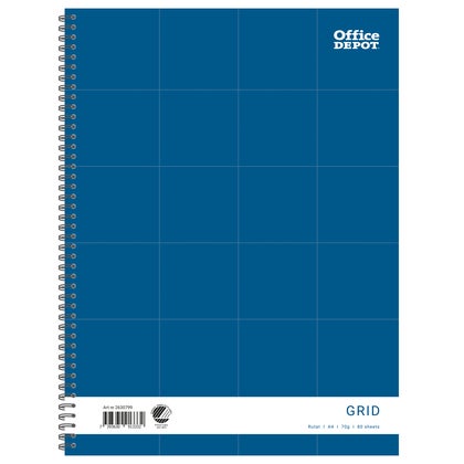Kollegieblock A4 80blad 70g Rutat