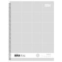 Kollegieblock Grey A4 rutat