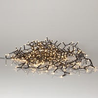 Ljusslinga Shiny svart 24 m varmvit