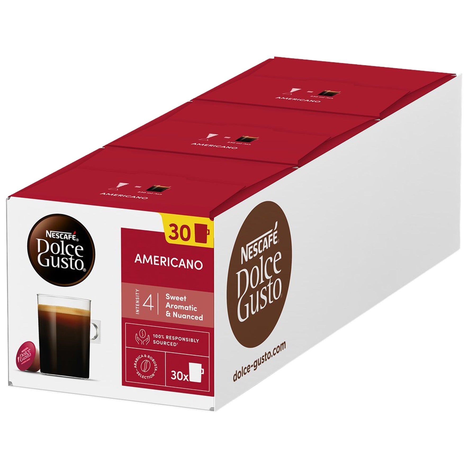Kaffekapsel Nestlé Dolce Gusto Americano 30-pack