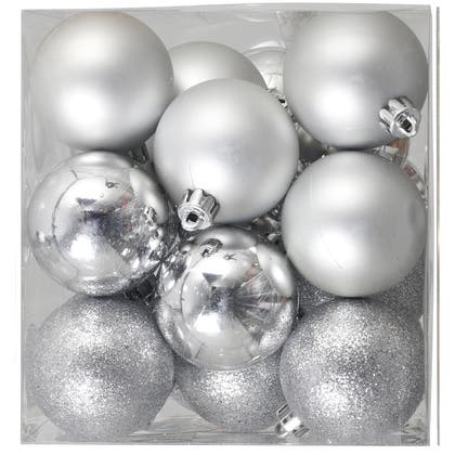 Julkula mix Silver 60 mm 20-pack