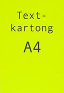 Kartong A4 fluor gul 25 st/fp