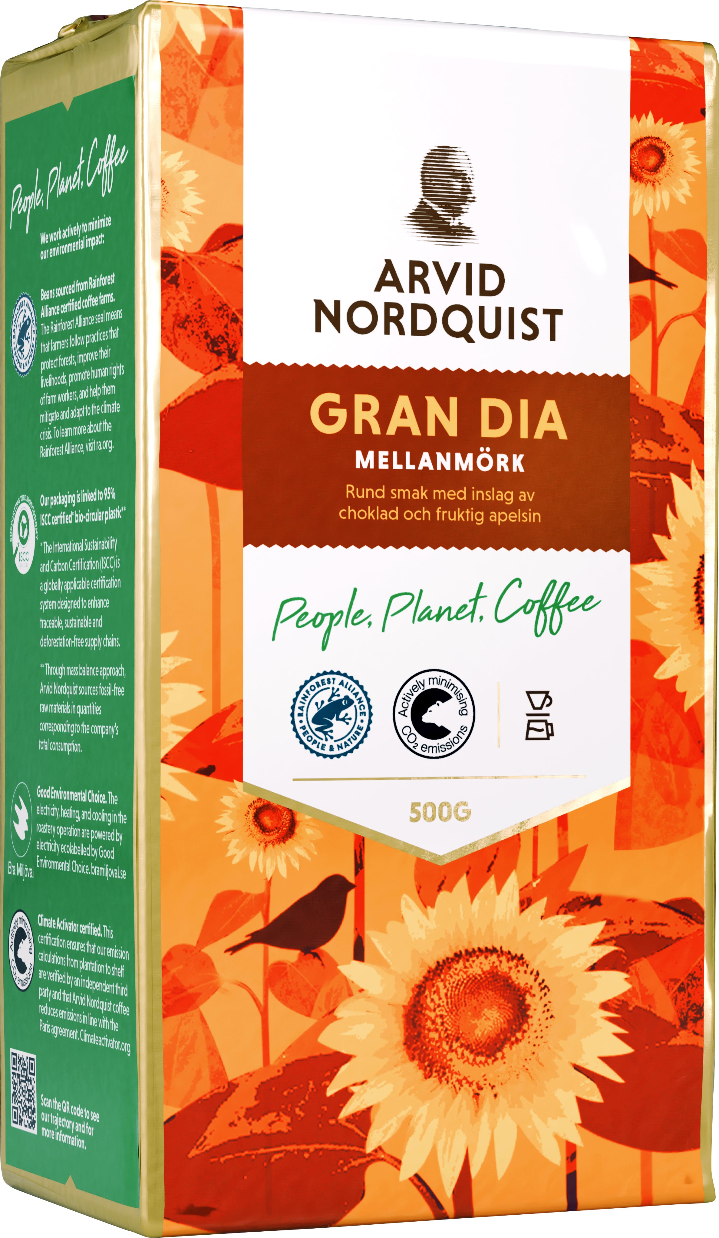 Kaffe Gran Dia mellanrost Arvid Nordquist 500 g