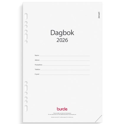 Kalendersats Business 2026 Dagbok