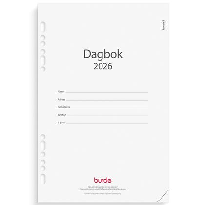 Business kal.sats 2026 Dagbok