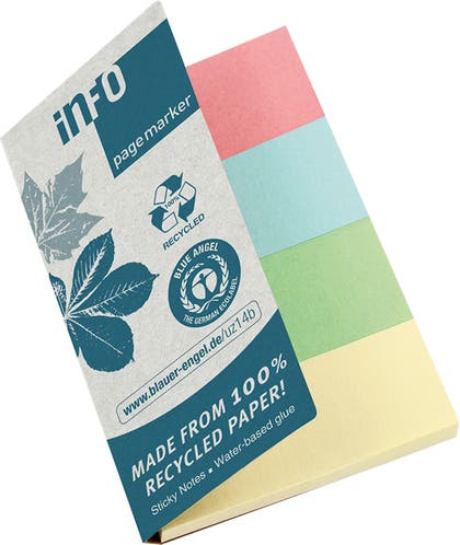 Märkflikar papper 20x50mm 4x40/fp