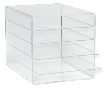 Förvaringsfack / Brevkorg Kuben 5-fack A4 transparent