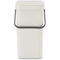 Avfallshink Sort&Go Ljusgrå 12 l