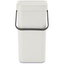 Avfallshink Sort&Go Ljusgrå 12 l