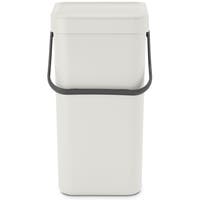 Avfallshink Sort&Go Ljusgrå 12 l