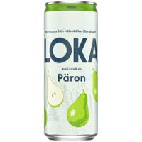 Kolsyrat vatten Loka Päron 33 cl sleek can inkl pant