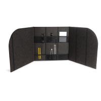 Ljuddämpande bordsskärm 50x50x50 cm