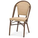 Stol Menton textilene brun/natur