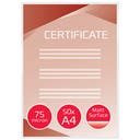 Lamineringsfickor A4 75 mikron matt 50/fp