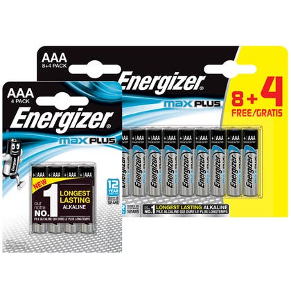 Batteri Max Plus Alkaliskt AAA LR03 Energizer