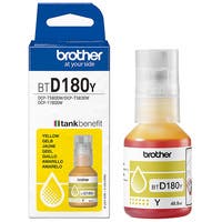 Bläckflaska Brother 180Y 5K Gul