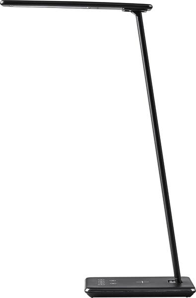 Bordslampa LightUp Singapore LED Qi-laddare USB-uttag