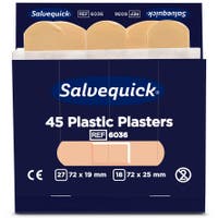 Plåsterrefill plast 6036 6 x 45 st/fp