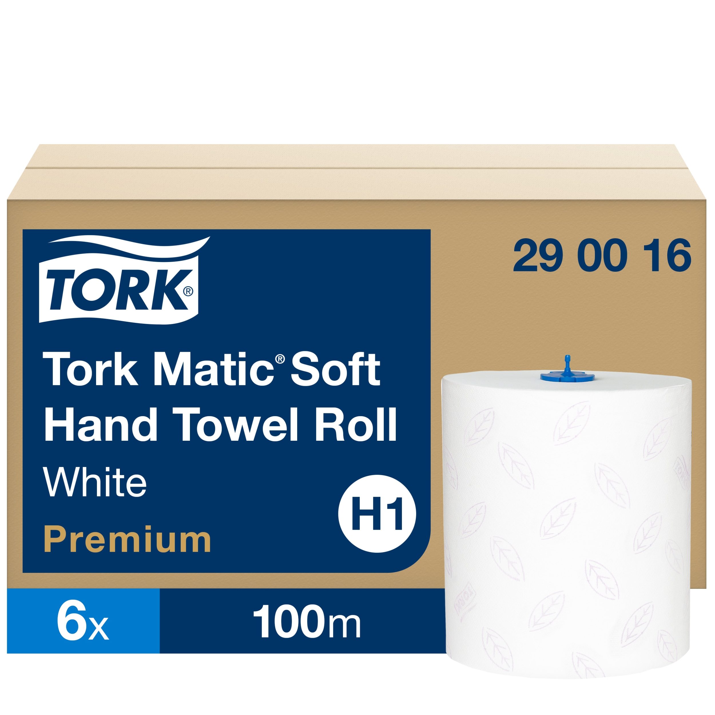 Pappershandduk på rulle Tork Matic® Mjuk H1 6 rullar