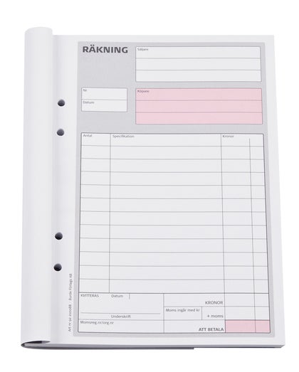 Räkning A5 2x50blad