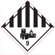 Farligt gods-etiketter Miscellaneous/Batteries 250 st/rulle