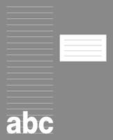 Kollegiehäfte 17x21cm linjerad 9mm