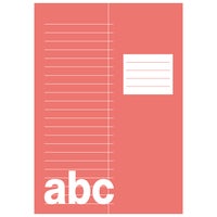 Gloshäfte A5 linjerad 8,5mm