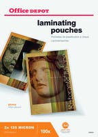 Lamineringsfickor A4 125 mikron 100 st/fp