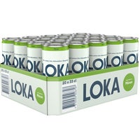 Kolsyrat vatten Loka Päron 33 cl sleek can inkl pant