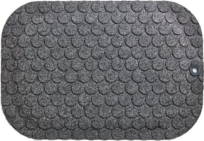 Ståmatta StandUp Circle 770x530 mm Grey