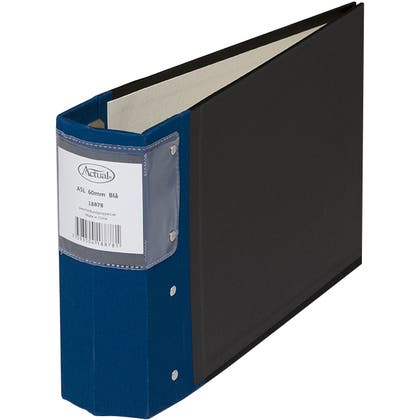 Träryggspärm A5L blå