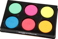 Temperablock 44mm palett 6 neon färger