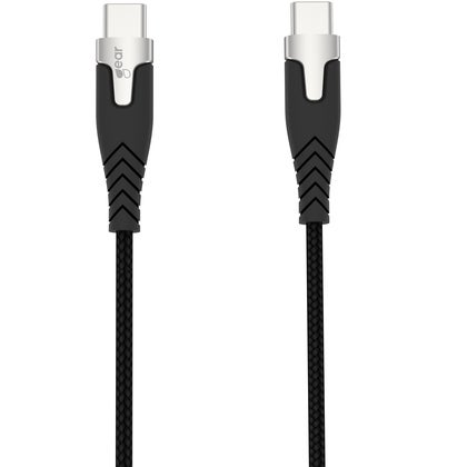 Laddkabel PRO USB-C till USB-C 2.0 Gear Svart