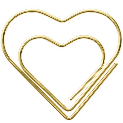 Gem Hjärta 25 mm 25 st/fp