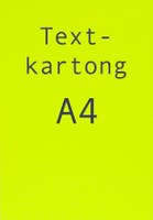 Kartong A4 fluor gul 25 st/fp
