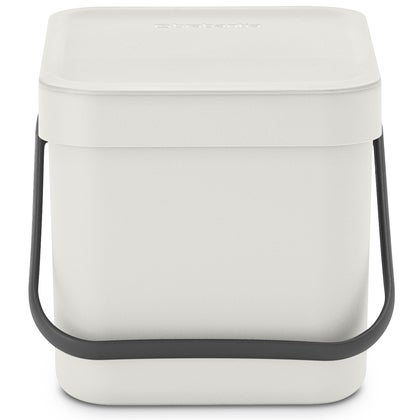 Avfallshink Sort&Go Ljusgrå 6 l