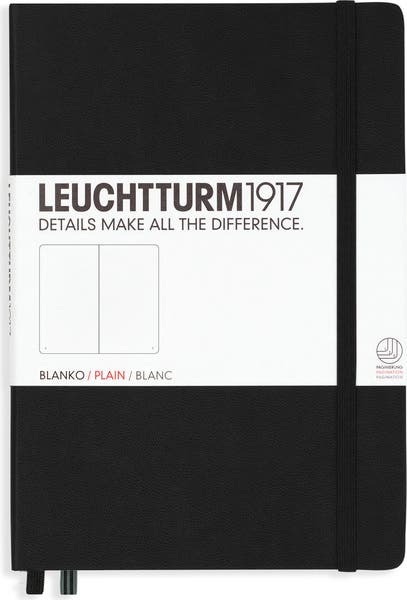 Anteckningsbok A5 blank Black