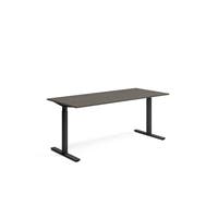 Skrivbord 1800 x 800 mm Mörk ask/Svart