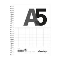 Kollegieblock A5 70blad 60g rutat Niceday