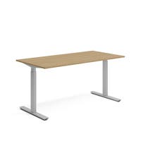 Skrivbord 1600 x 800 mm Ek/Silver