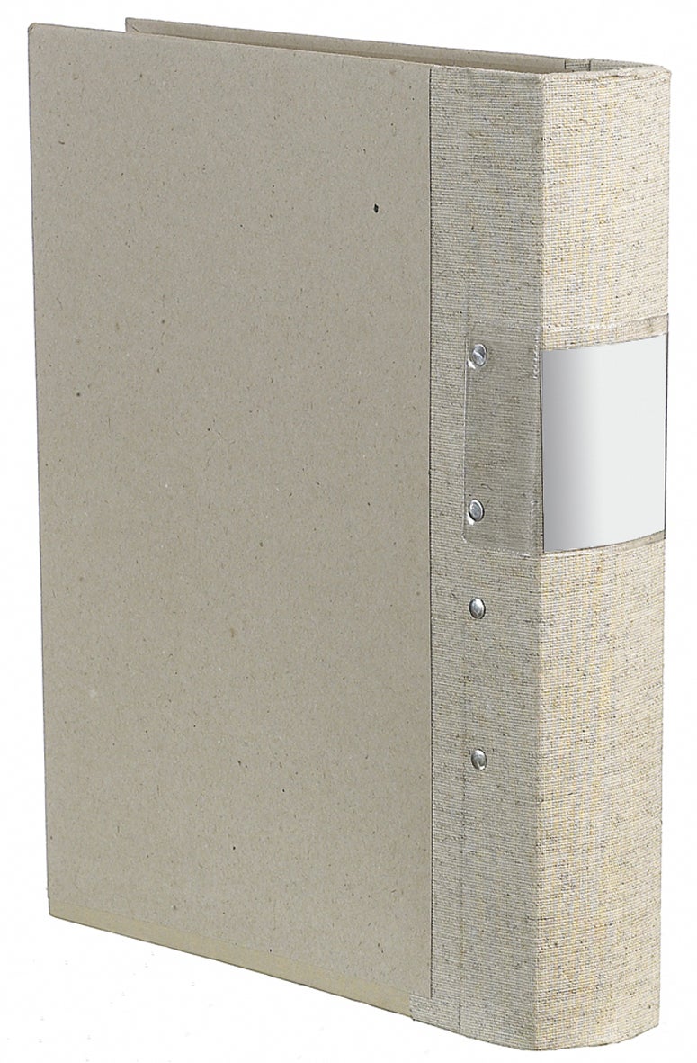 Träryggspärm A4 60 mm linne